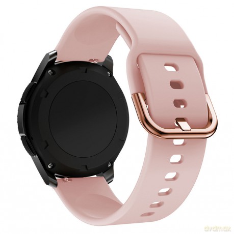 Silicone Strap TYS opaska do smartwatcha zegarka uniwersalna 20mm różowy
