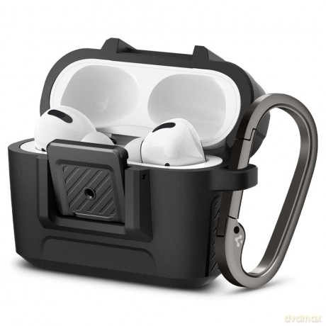 Spigen Lock Fit Airpods Pro 1 Matte Black