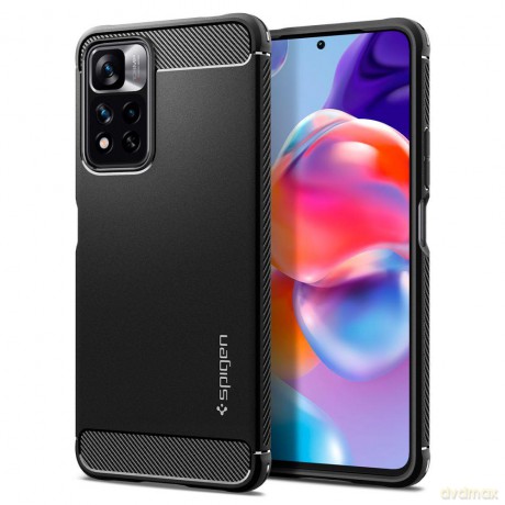 Spigen Rugged Armor Xiaomi Redmi Note 11 Pro+ Plus 5G Matte Black