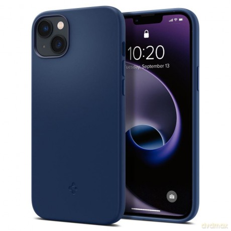 Spigen Silicone Fit Mag Magsafe Iphone 14 Navy Blue