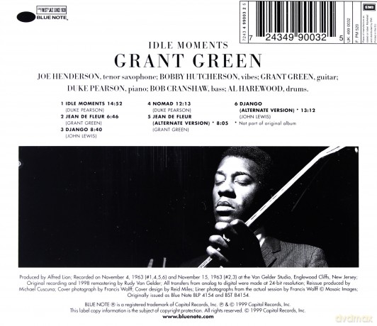 Grant Green: Idle Moments [CD]
