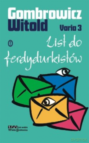 Varia 3. Listy do ferdydurkistów - Witold Gombrowicz [KSIĄŻKA]