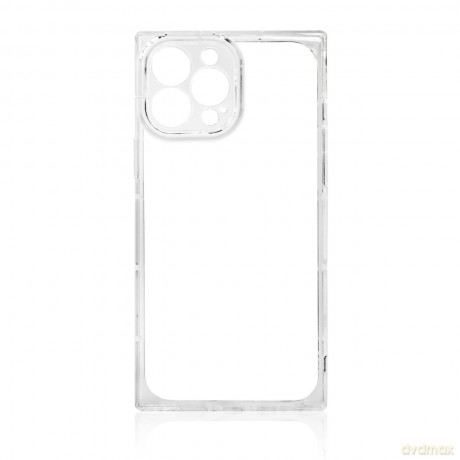 Square Clear Case etui do iPhone 12 Pro żelowy pokrowiec przezroczysty