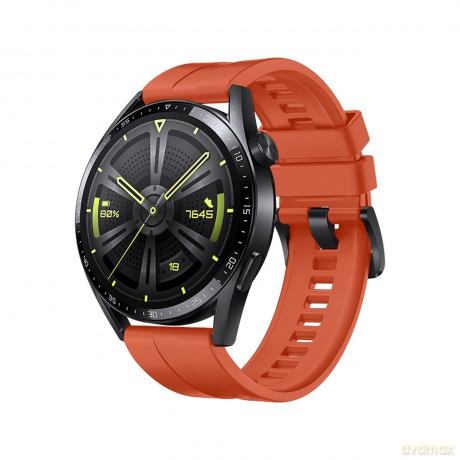 Strap One silikonowa opaska pasek bransoleta bransoletka do zegarka Huawei Watch GT 3 46 mm pomarańczowy