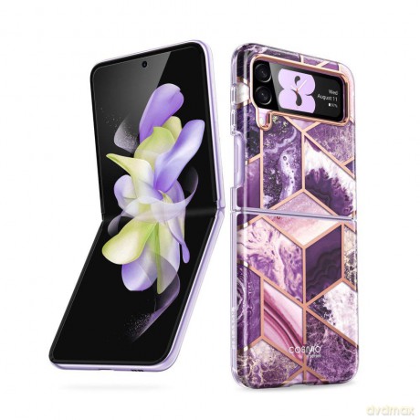 Supcase Cosmo Galaxy Z Flip 4 Marble Purple