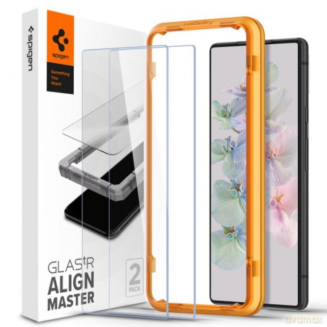 Szkło Hartowane Spigen Alm Glas.Tr Slim 2-Pack Google Pixel 7 Clear