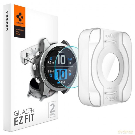 Szkło Hartowane Spigen Glas.Tr "Ez-Fit" 2-Pack Garmin Fenix 7S