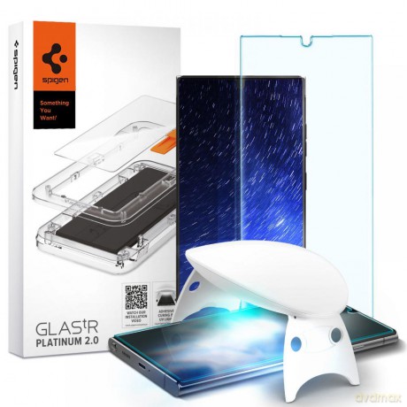 Szkło Hartowane Spigen Glas.Tr Platinum Galaxy S22 Ultra
