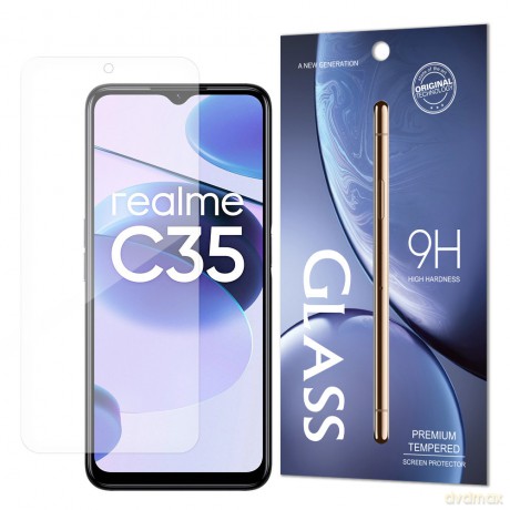 Tempered Glass szkło hartowane 9H Realme C35 (opakowanie - koperta)