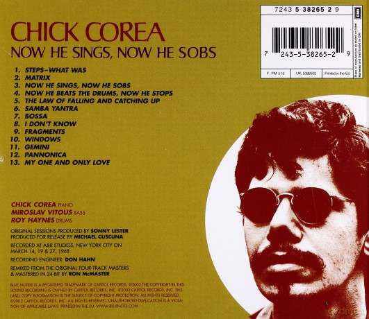 Chick Corea: Now He Sings, Now He Sobs [CD]