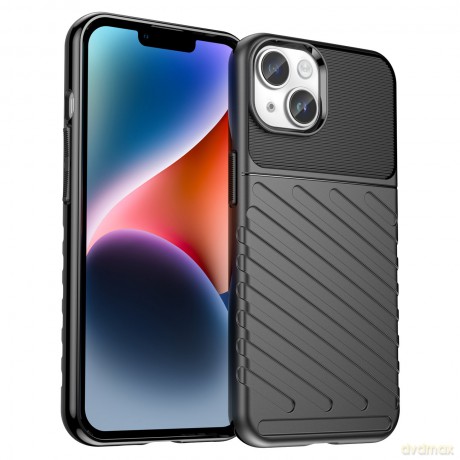 Thunder Case etui iPhone 14 pancerny pokrowiec czarny