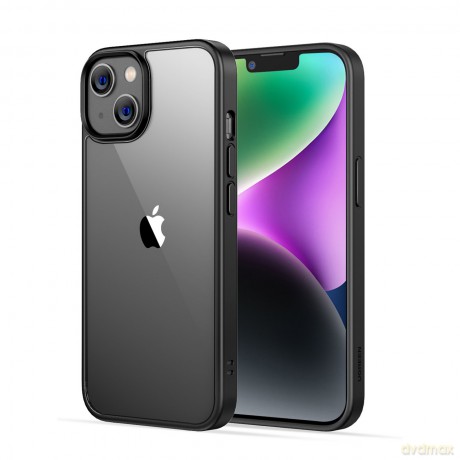 Ugreen etui z żelową ramką Classy Clear Enhanced Protective Case do iPhone 14 czarne (LP621)