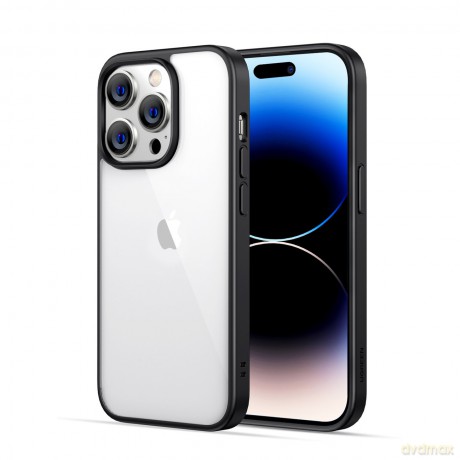 Ugreen etui z żelową ramką Classy Clear Enhanced Protective Case do iPhone 14 Pro czarne (LP623)