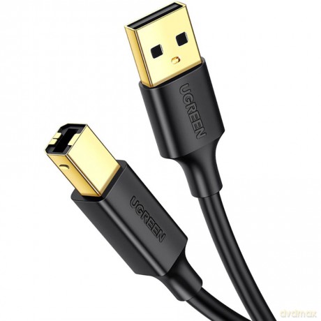 Ugreen kabel USB Typ B do drukarki (męski) - USB 2.0 (męski) 480 Mbps 2 m czarny (US135 20847)