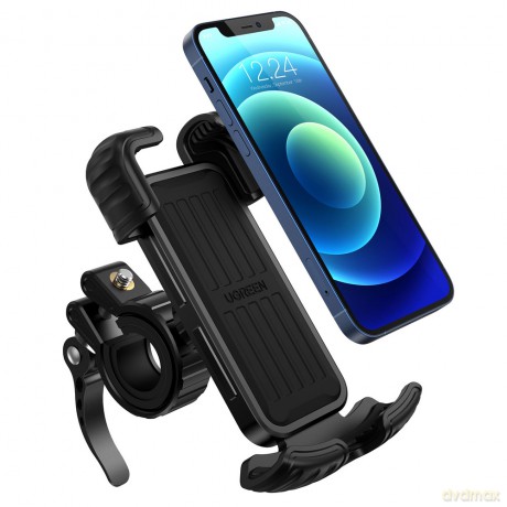Ugreen uniwersalny rowerowy uchwyt na telefon na rower motocykl kierownicę czarny (LP494 black) [UCHWYT]