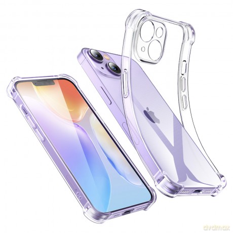 Ugreen żelowe etui ze wzmocnionymi narożnikami Bright Cushion Protective Case do iPhone 14 przezroczyste (LP601)