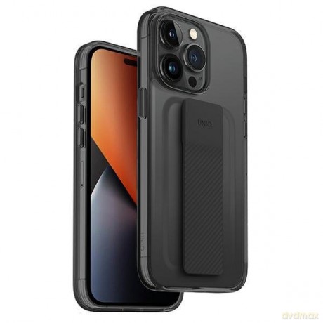 UNIQ etui Heldro Mount iPhone 14 Pro Max 6,7" szary/vapour smoke
