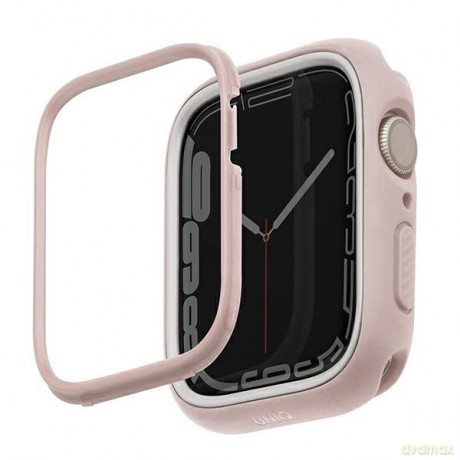 UNIQ etui Moduo Apple Watch Series 4/5/6/7/8/SE 44/45mm różowy-biały/blush-white