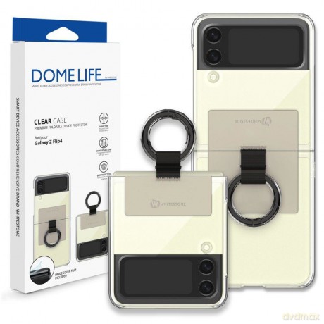 Whitestone Clear Case Ring Galaxy Z Flip 4 Beige