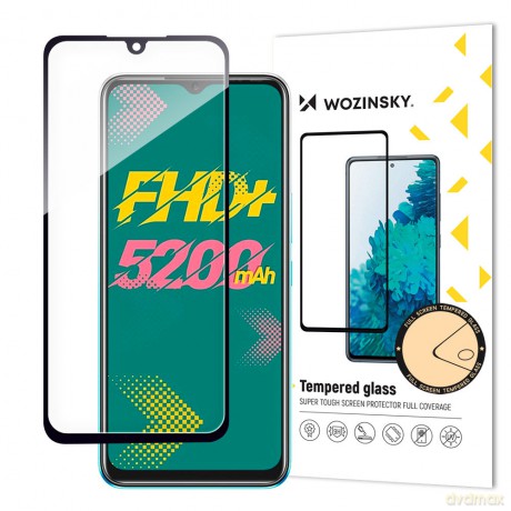 Wozinsky Full Glue szkło hartowane Infinix Hot 11 (G37) na cały ekran z ramką czarny (case friendly)