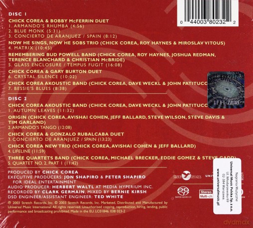Chick Corea: Rendezvous In New York (digipack) [2SACD]
