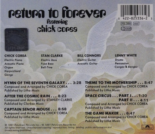 Chick Corea: Return To Forever. Hymn Of The Seventh Galaxy [CD]