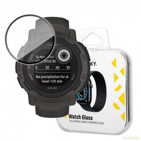 Wozinsky Watch Glass hybrydowe szkło do Garmin Instinct 2 czarny