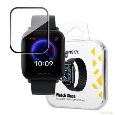 Wozinsky Watch Glass hybrydowe szkło do Xiaomi Amazfit Bip U czarny