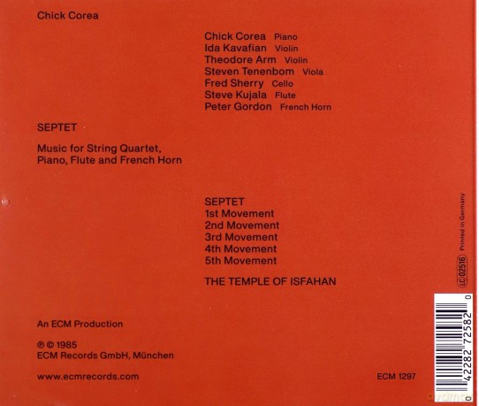 Chick Corea: Septet [CD]