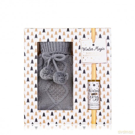 Accentra Bath care set with Winter Magic hot water bottle