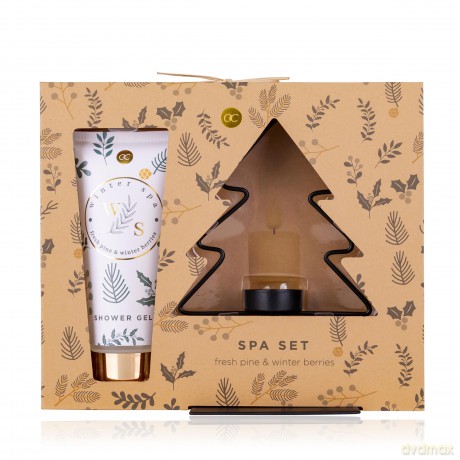 Accentra Bath care set with Winter Spa candle