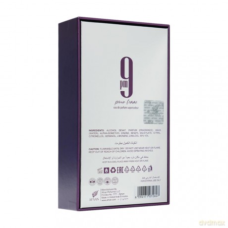 Afnan 9PM Pour Femme - woda perfumowana - Volume: 100 ml