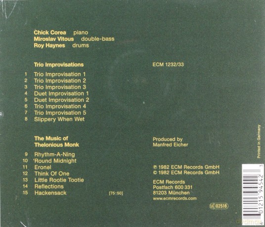 Chick Corea: Trio Music [CD]