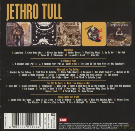 Jethro Tull: 5 Album Set [5CD]