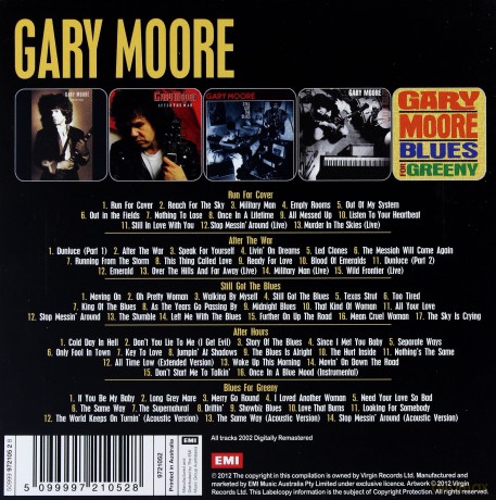 Gary Moore: 5 Album Set [5CD]