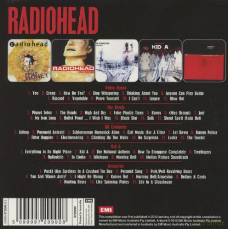 Radiohead: 5 Album Set [5CD]