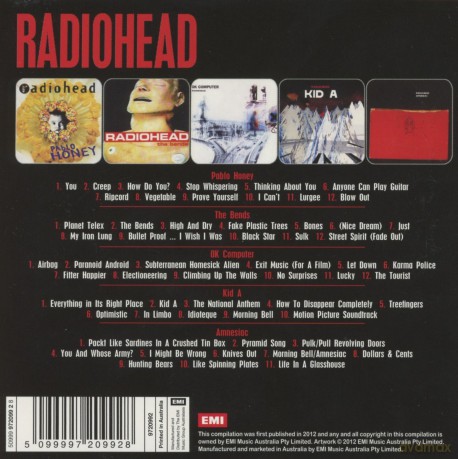 Radiohead: 5 Album Set [5CD]