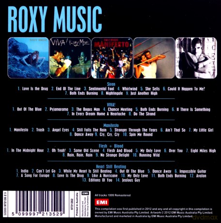 Roxy Music: 5 Album Set [5CD]