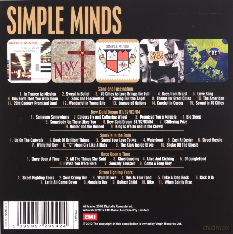 Simple Minds: 5 Album Set [5CD]