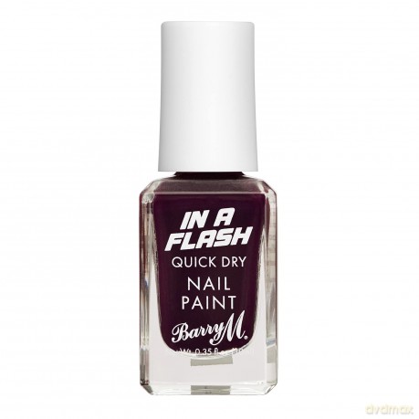 Barry M In A Flash Quick Dry (Nail Paint) 10 ml - Shade: Power Purple