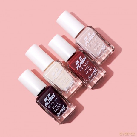 Barry M In A Flash Quick Dry (Nail Paint) 10 ml - Shade: Power Purple