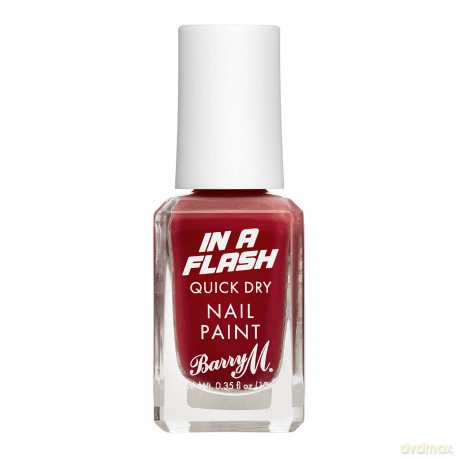Barry M In A Flash Quick Dry (Nail Paint) 10 ml - Shade: Red Race
