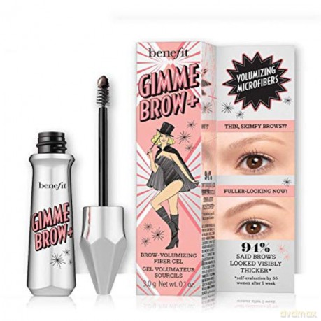 Benefit Gimme Brow + (Brow Volumizing Fiber Gel) 3 g - Shade: 4.5 Medium Deep Brown