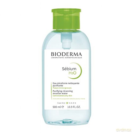 Bioderma Cleansing water for oily skin Sébium H2O (Solution Micellaire) - Volume: 500 ml with pump
