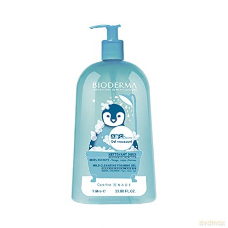 Bioderma Gentle Cleansing Gel for the baby´s skin ABCDerm moussant - Volume: 1000 ml