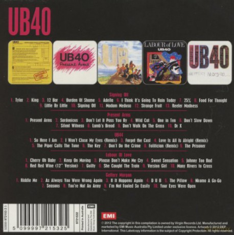 Ub 40: 5 Album Set [5CD]