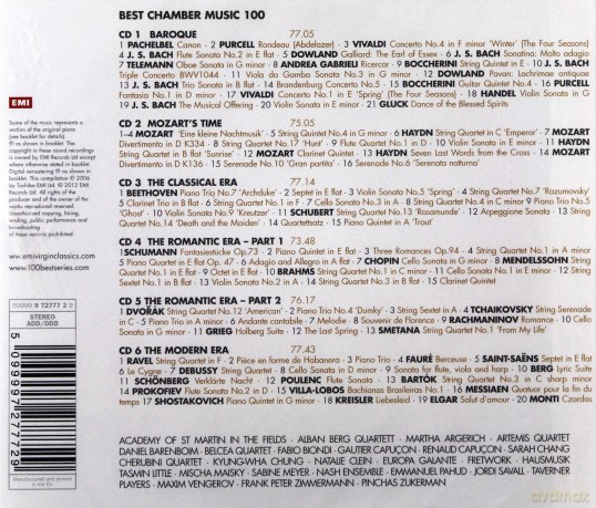 100 Best Chamber Music [6CD]