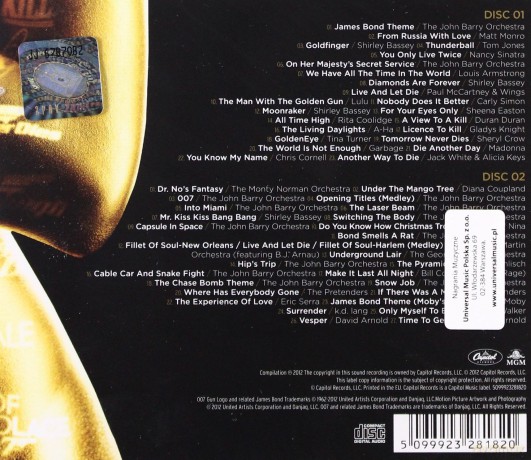 Best Of Bond... James Bond. 50 Years - 50 Tracks [2CD]
