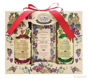 Bohemia Gifts Bath care gift set Lilies and grapes Bohemia Natur