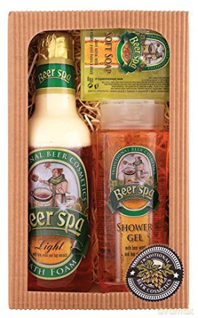 Bohemia Gifts Beer Spa bath care gift set IV